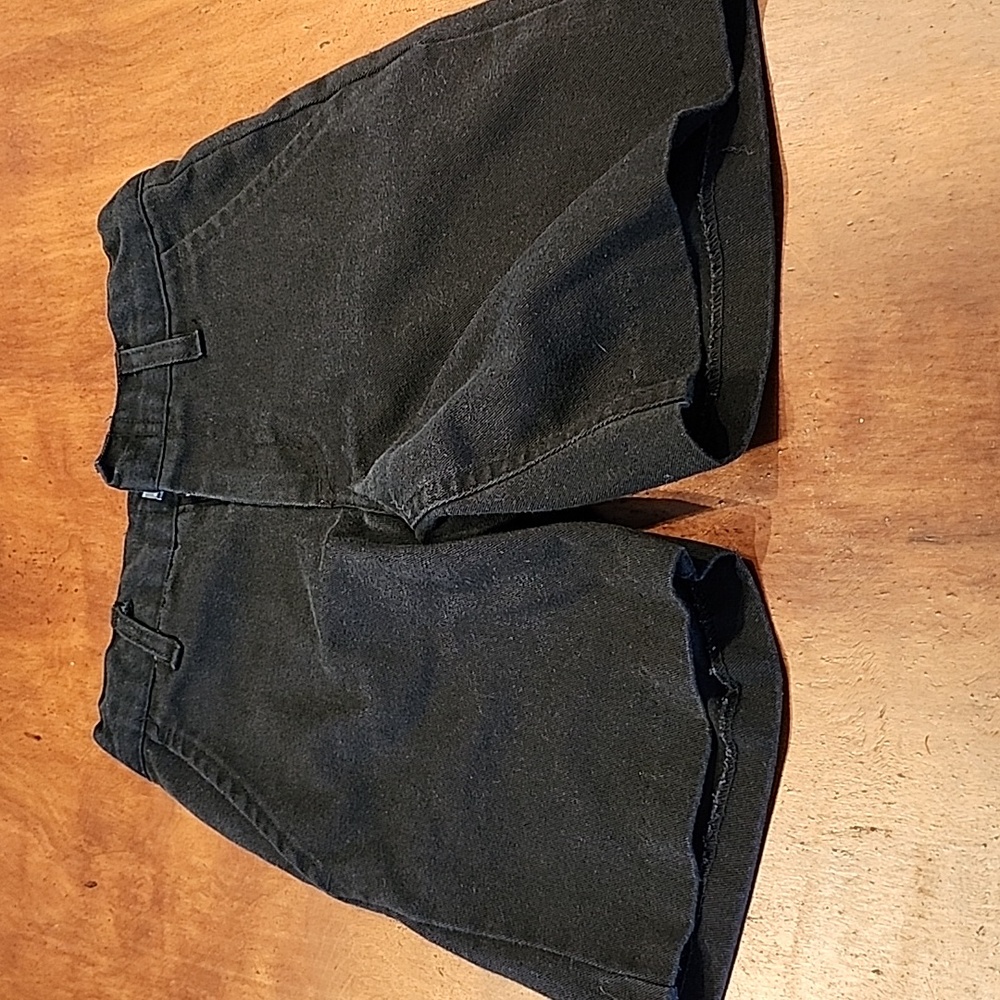 Boy's Black Jean Shorts